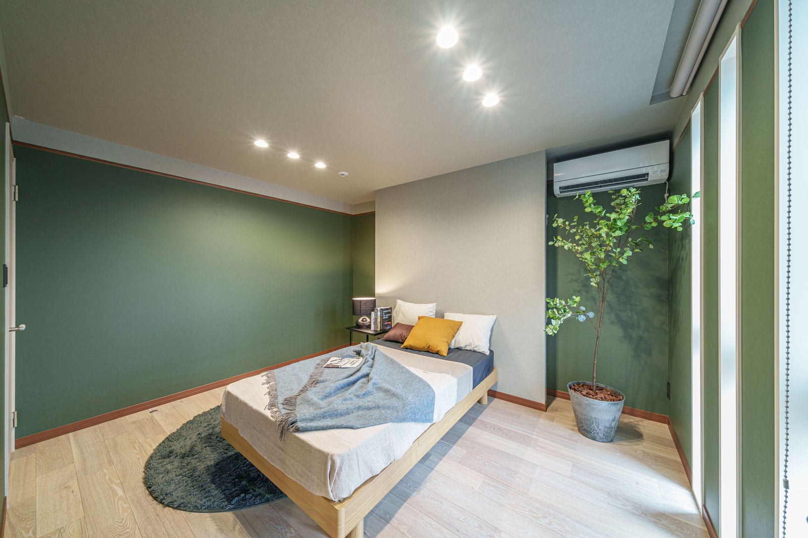 THE GARDEN 八幡 寝室 写真