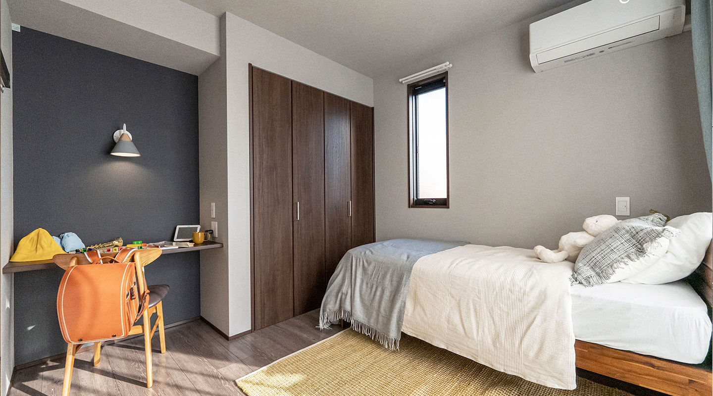 お部屋ごとに異なる魅力を持たせたインテリア