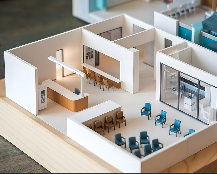 SUMUFUMU TERRACEの店舗模型