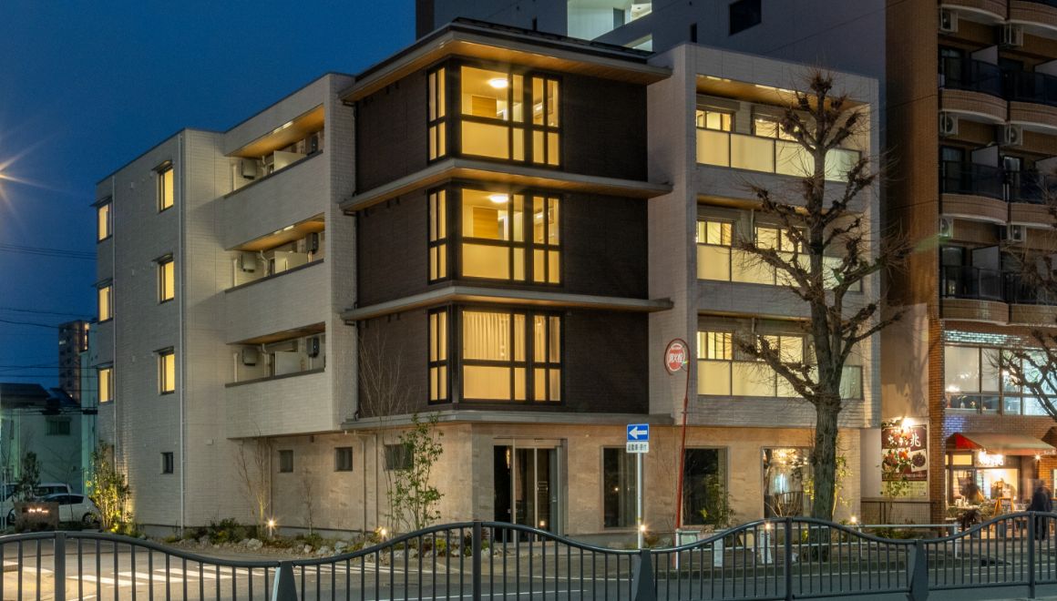 賃貸住宅の外観の画像