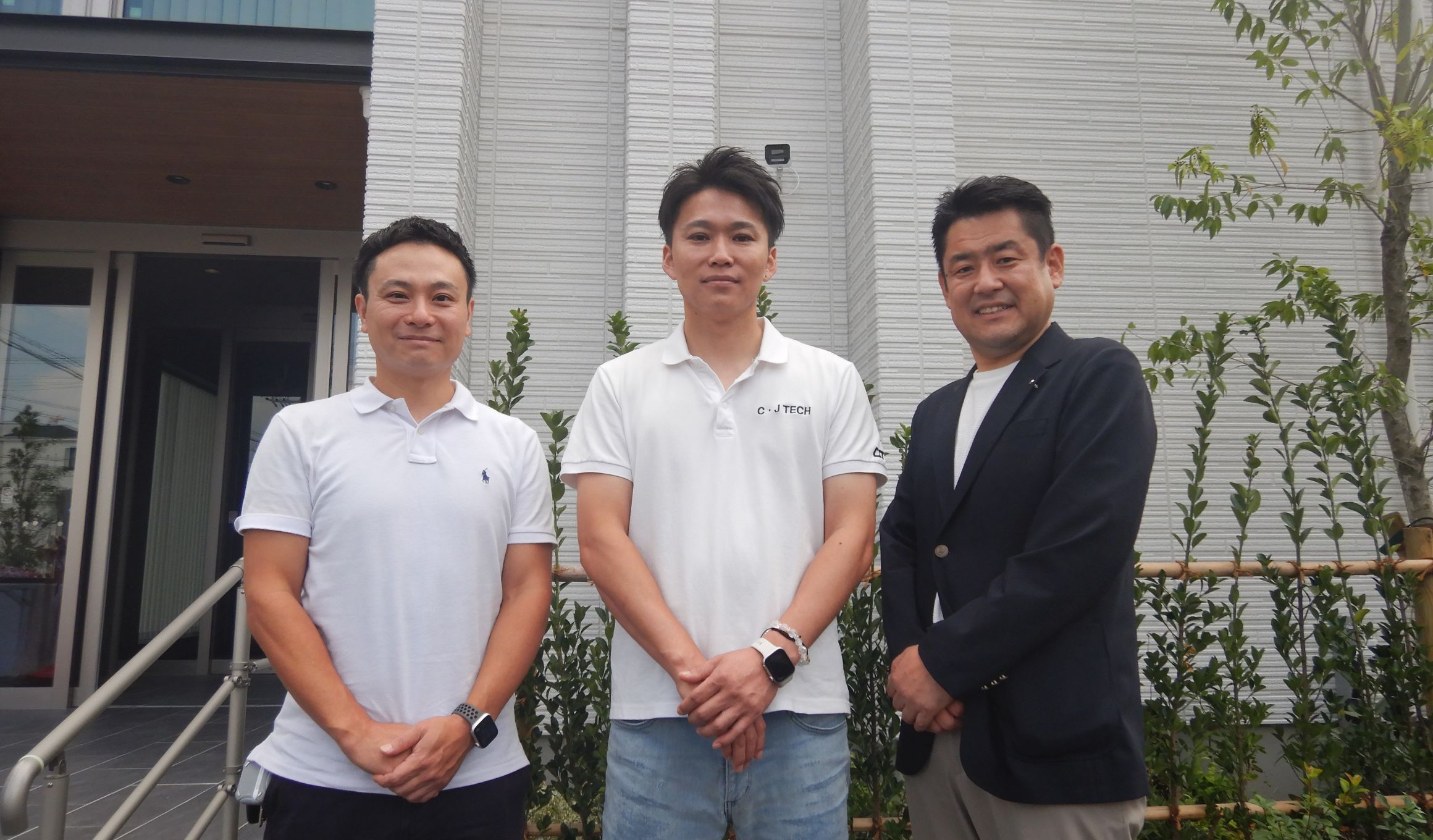 社長、副社長、積水ハウス長野の写真