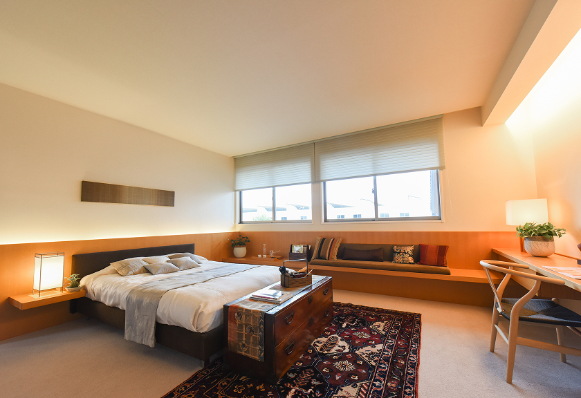 心地よい眠りと和の暮らしを彩る、こだわりの寝室空間