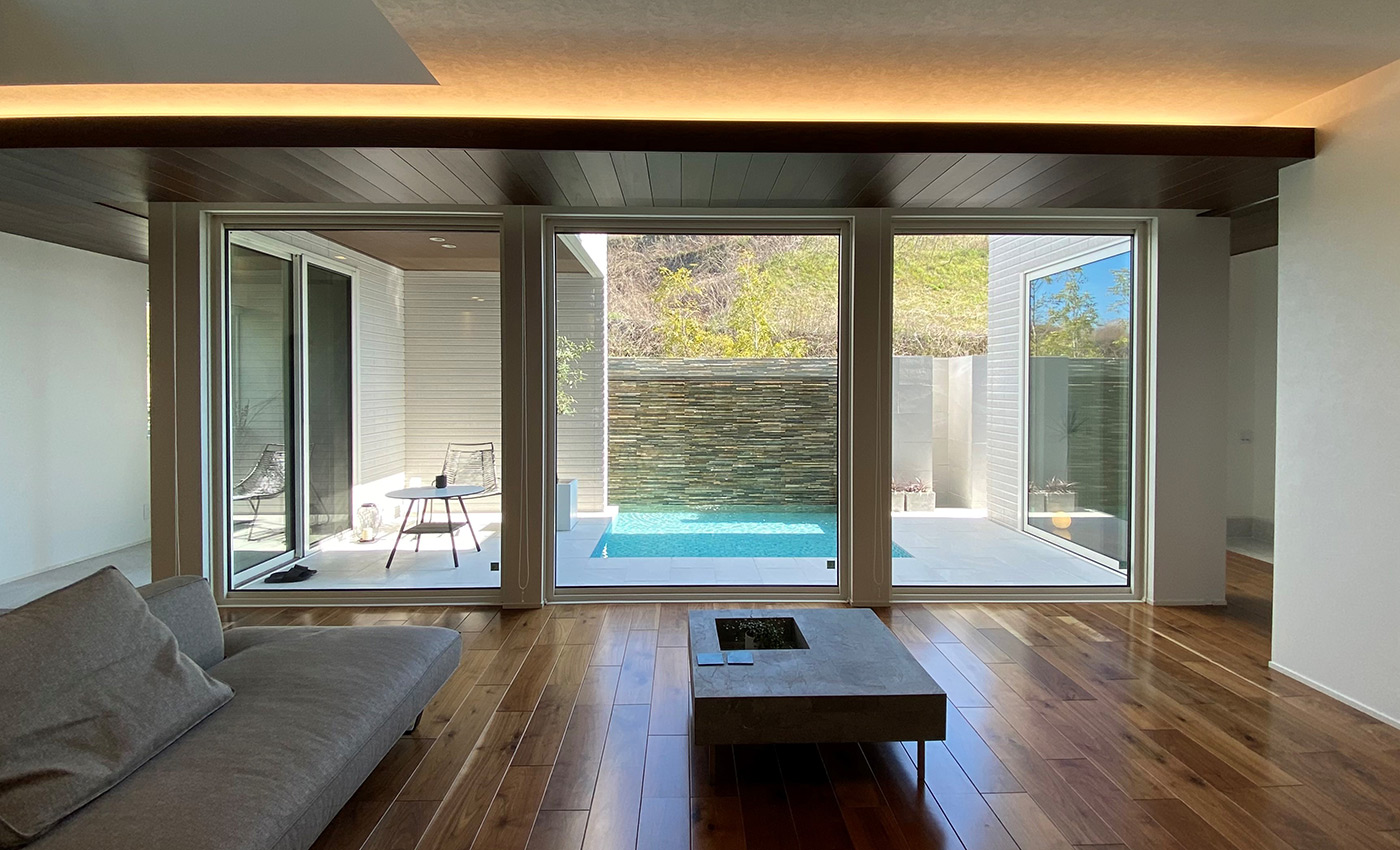 白と青の家 - 服部 甲生  実例紹介  西三河エリア特集サイト  愛知 