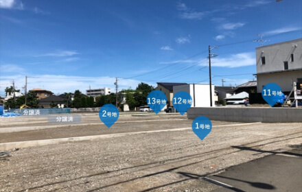 コモンステージ桜橋駅の分譲地