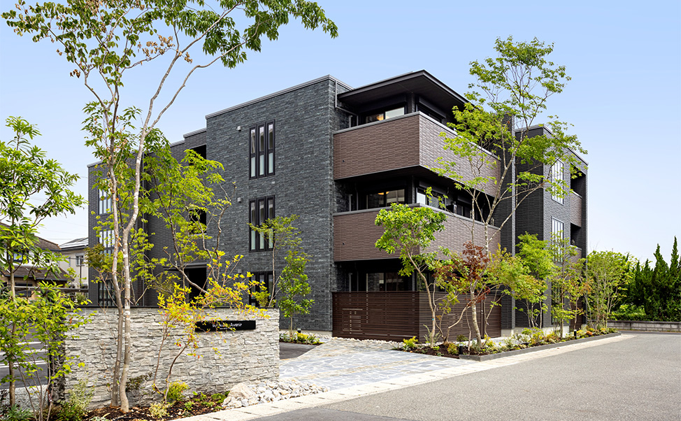 香芝市瓦口の建築実例外観