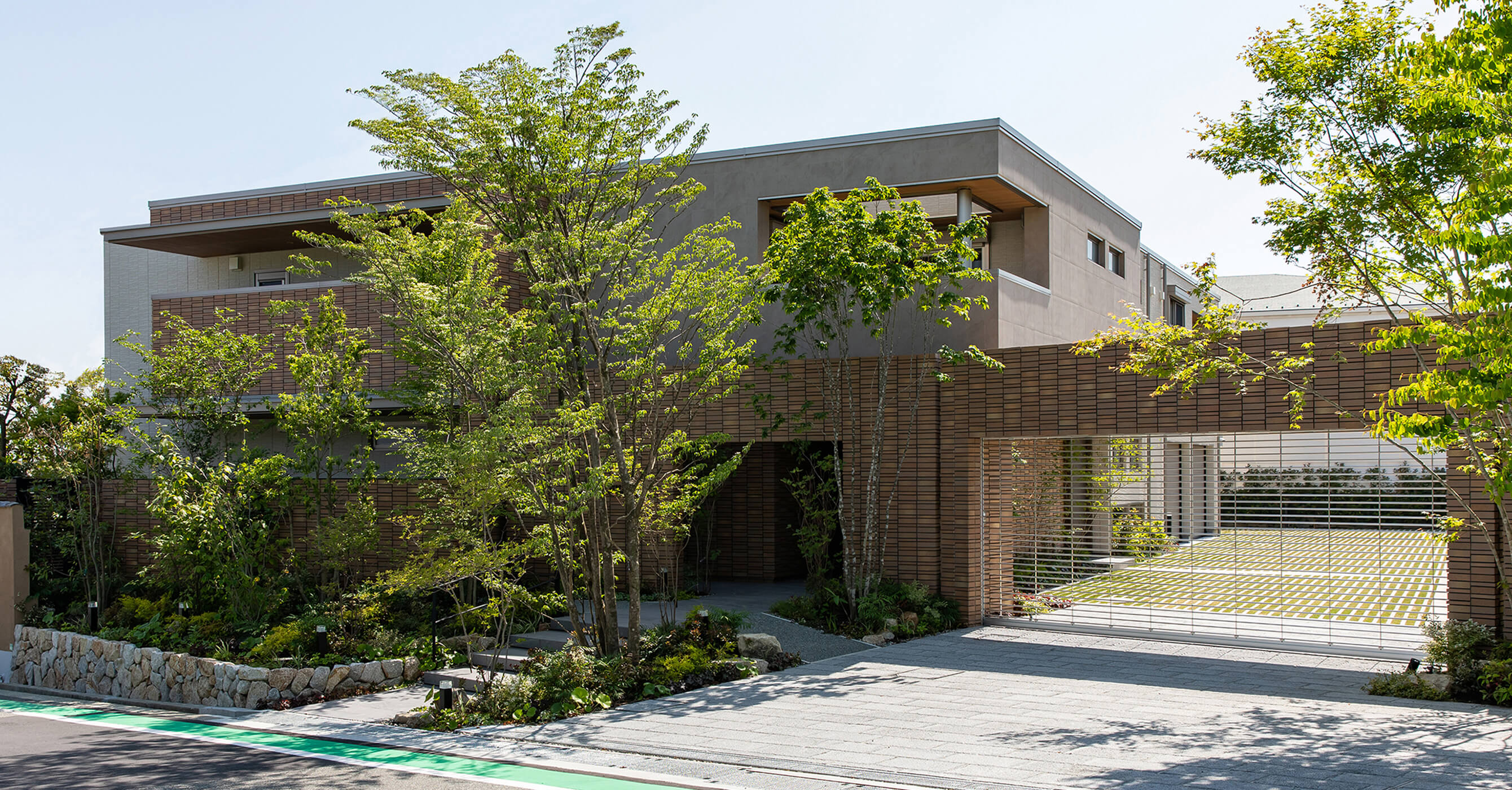 芦屋市岩園の建築実例 外観写真