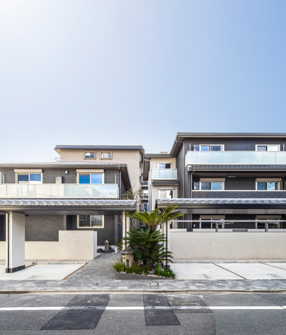 賃貸住宅の外観東面画像