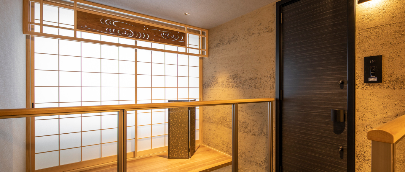 藤井邸の南棟共用部